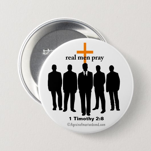 Christliche Zitate Button (Vorne & Hinten)