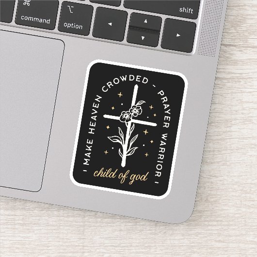Christliche Zitate dunkle akademische Ästhetik Aufkleber (Detail)