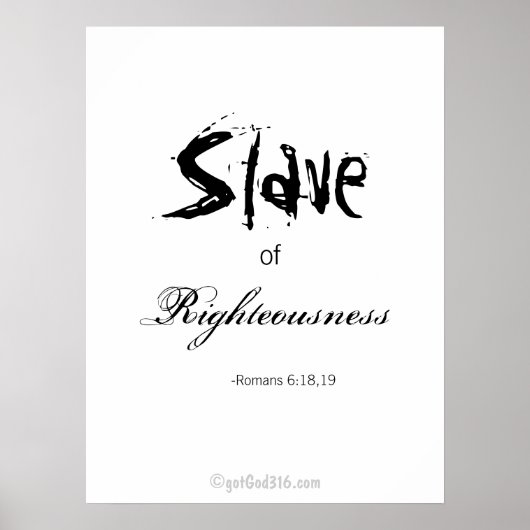 Christliche Zitate gotGod316.com Wall Art Poster (Vorne)