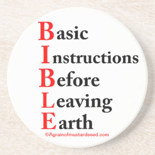 Christliche Zitate Inspiration Getränkeuntersetzer