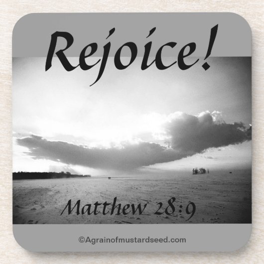 Christliche Zitate Inspiration Getränkeuntersetzer (Vorderseite)