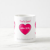 Christliche Zitate Inspiration Kaffeetasse (Mittel)