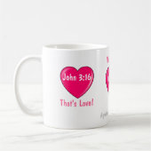 Christliche Zitate Inspiration Kaffeetasse (Links)