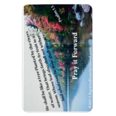 Christliche Zitate Inspiration Magnet (Vertikal)