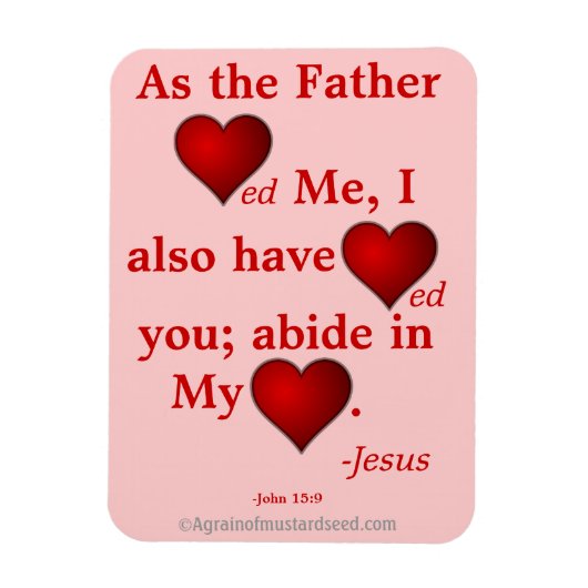 Christliche Zitate Inspiration Magnet (Vertikal)