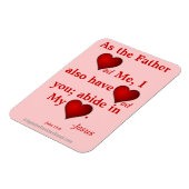 Christliche Zitate Inspiration Magnet (Linke Seite)