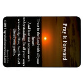 Christliche Zitate Inspiration Magnet (Horizontal)