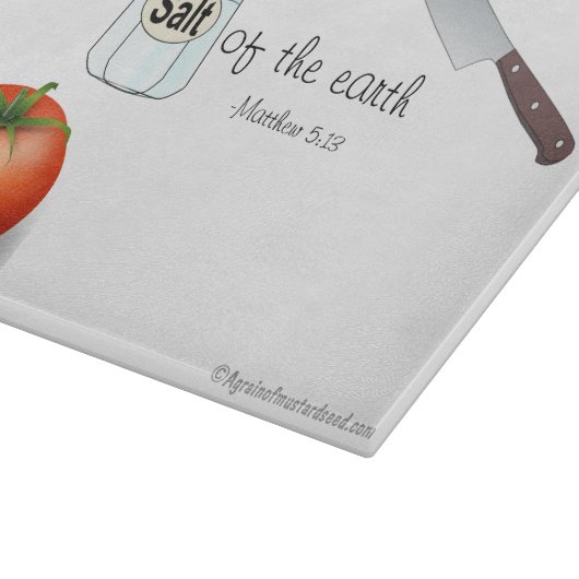 Christliche Zitate Inspiration Schneidebrett (Ecke)