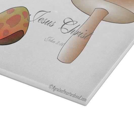 Christliche Zitate Inspiration Schneidebrett (Ecke)