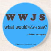 Christliche Zitate Inspiration Untersetzer (Vorne)