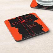 Christliche Zitate Inspiration Untersetzer (Linke Seite)