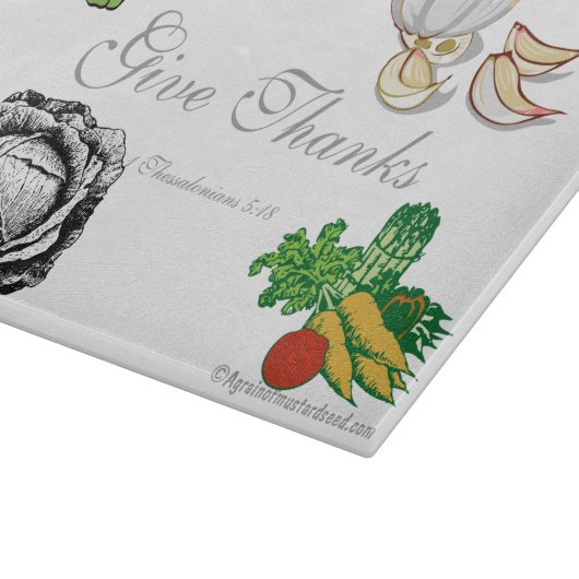 Christliche Zitate Inspirational Schneidebrett (Ecke)