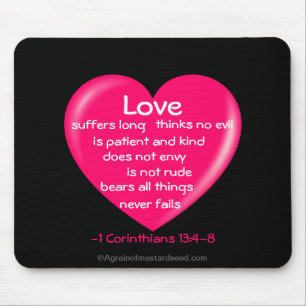 Christliche Zitate Inspirierend Mousepad