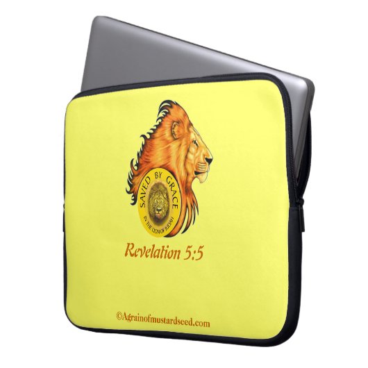 Christliche Zitate Laptopschutzhülle (Vorderseite Links)