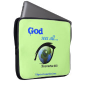 Christliche Zitate Laptopschutzhülle (Vorne Rechts)