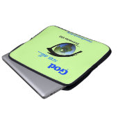 Christliche Zitate Laptopschutzhülle (Vorne Knopf)