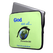 Christliche Zitate Laptopschutzhülle (Vorderseite Links)