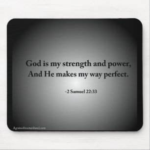Christliche Zitate Mousepad