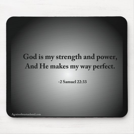 Christliche Zitate Mousepad (Vorne)