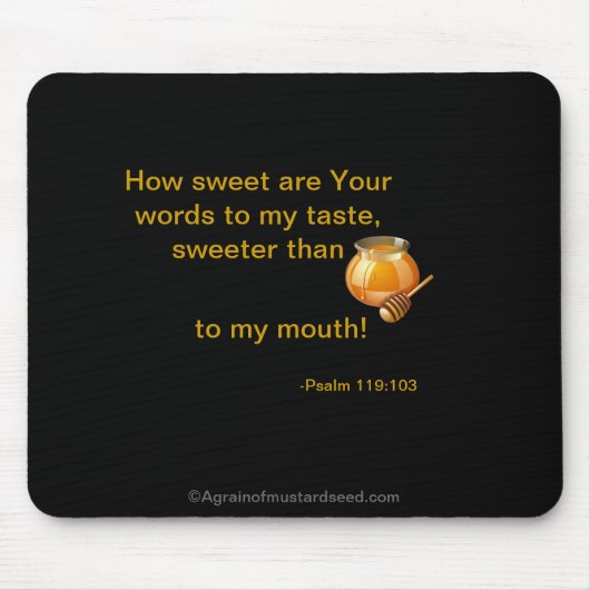 Christliche Zitate Mousepad (Vorne)