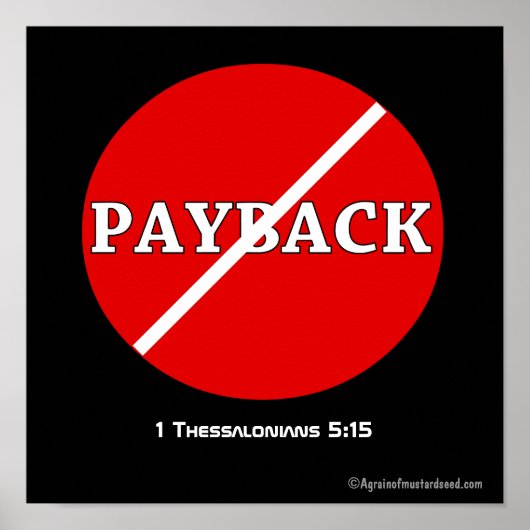 Christliche Zitate Poster (Vorne)