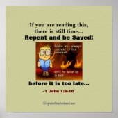 Christliche Zitate Poster (Vorne)