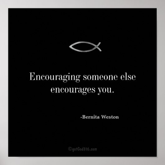 Christliche Zitate Poster (Vorne)