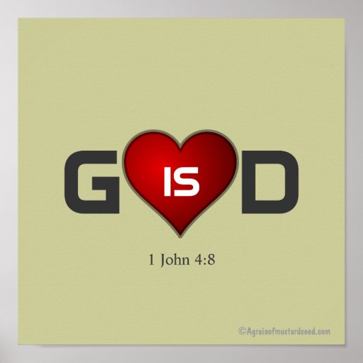 Christliche Zitate Poster (Vorne)