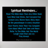 Christliche Zitate Poster (Vorne)