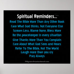 Christliche Zitate Poster