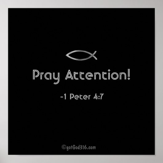 Christliche Zitate Poster (Vorne)