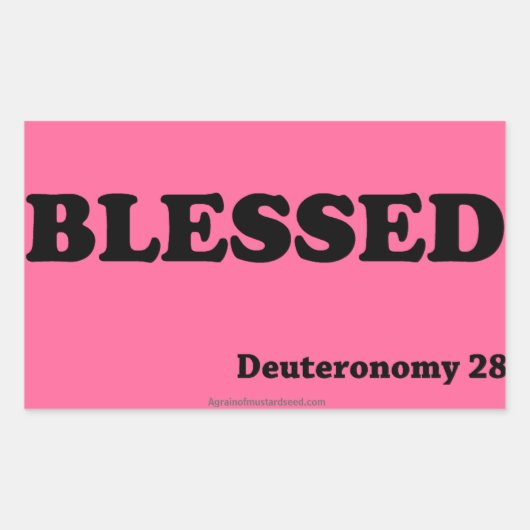 Christliche Zitate Rechteckiger Aufkleber (Vorderseite)