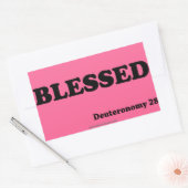 Christliche Zitate Rechteckiger Aufkleber (Umschlag)