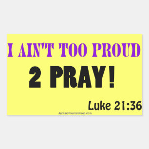 Christliche Zitate Rechteckiger Aufkleber