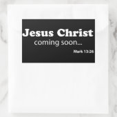 Christliche Zitate Rechteckiger Aufkleber (Tasche)