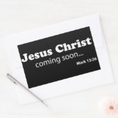 Christliche Zitate Rechteckiger Aufkleber (Umschlag)