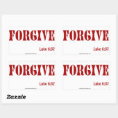 Christliche Zitate Rechteckiger Aufkleber (Blatt)