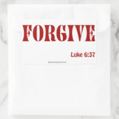 Christliche Zitate Rechteckiger Aufkleber (Tasche)