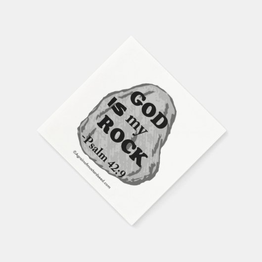 Christliche Zitate Serviette (Ecke)