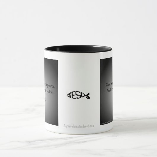 Christliche Zitate Tasse (Zentrum)