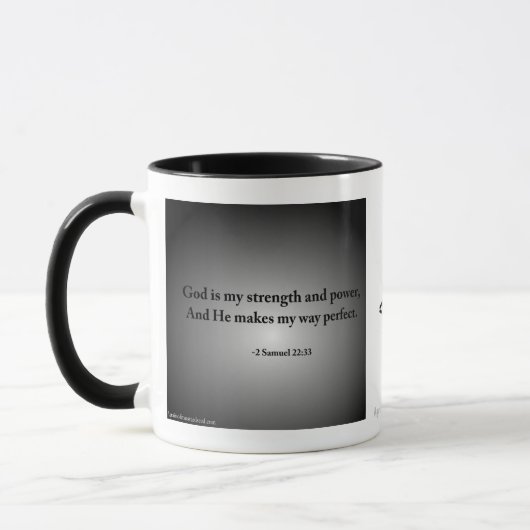 Christliche Zitate Tasse (Links)