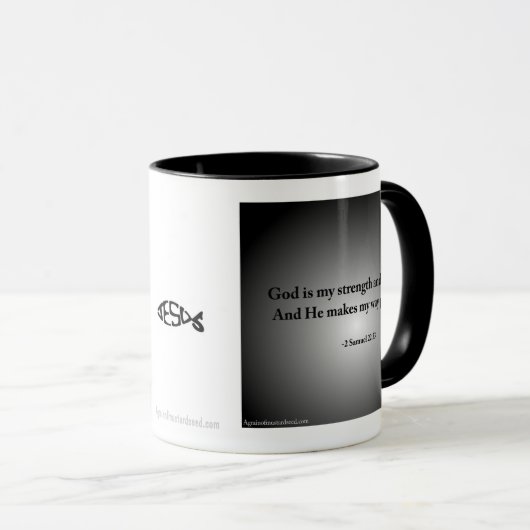 Christliche Zitate Tasse (VorderseiteRechts)