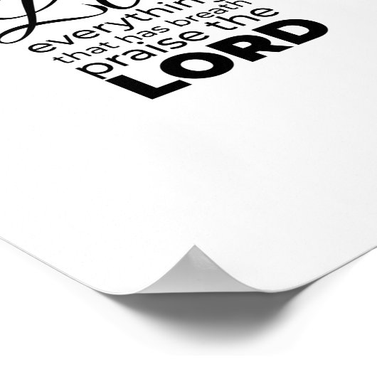 Christliche Zitate über den Glauben Poster (Ecke)