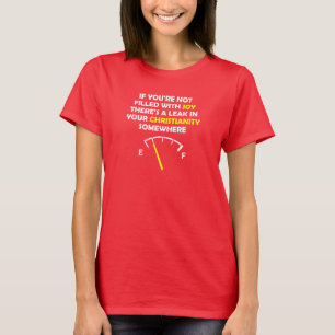 Christliche Zitate und Sprüche voller Freude T-Shirt