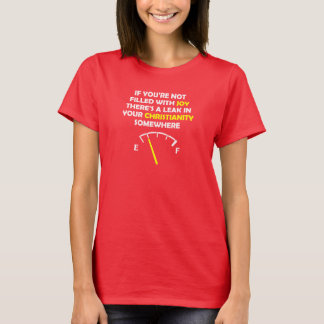 Christliche Zitate und Sprüche voller Freude T-Shirt