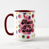 Christlichen dann singt mein Soul Polka Dot Tasse (Links)