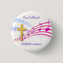Christlichen HALLELUJAH CHRIST IST RISEN OsterMAH Button