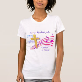 Christlichen HALLELUJAH CHRIST IST RISEN OsterMAH T-Shirt