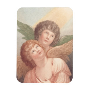 Christlichen zwei Cherubs in Ost-Orthodox Magnet