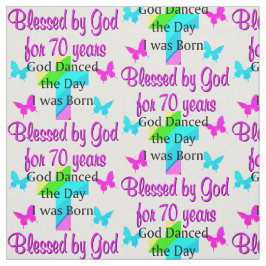 CHRISTLICHER 70. GEBURTSTAG STOFF